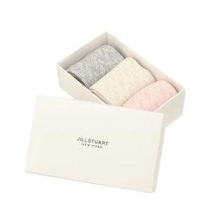 [질스튜어트] [25SS]로젤라 패턴 여성 면혼방 중목양말 3종세트 JASS5E