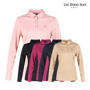이동수골프 여성 심플 베이직 카라 긴팔티셔츠 LD21FSH5W