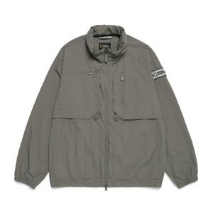 내셔널지오그래픽 N252UJP120 NRN 올오버프린트 셋업 바람막이 STONE GREY