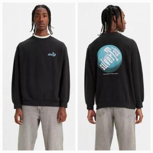 리바이스 여성 실버탭 그래픽 맨투맨 34363-0021