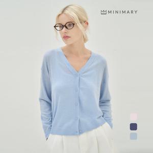 [미니마리] 솔리드컬러브이가디건 (MMA1CD09)