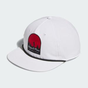 아디다스골프 25SS 남성 스트라이프 앤드 파인즈 캡 모자 화이트 JD7099