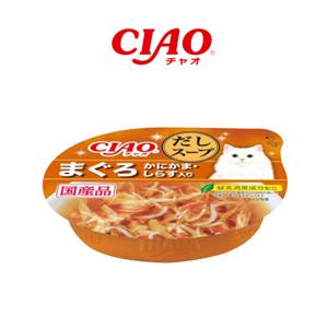 이나바 CIAO 코노마마 다시스프컵 참치&게맛살&치어 60g