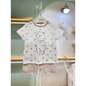 압소바HM (아기상하)베어 반소 상하복 (25년여름신상) (1A2313081)