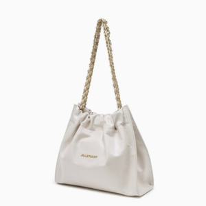 [질스튜어트] [코코체인] 아이보리 소가죽 드로우스트링 체인숄더백 M JABA4E162IV