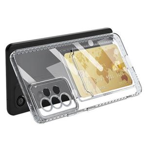 1+ 1 갤럭시퀀텀6 A56 5G 슬림 카드슬롯 수납 투명 젤리 케이스