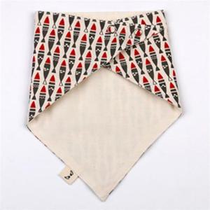 유아스카프 국내제작 순면 스카프빕 피쉬 오가닉면 턱받이 코튼