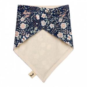 유아스카프 국내제작 순면 스카프빕 플라워 오가닉면 턱받이 코튼