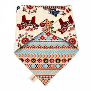 유아스카프 국내제작 순면 양면스카프 말인형 턱받이 스카프빕