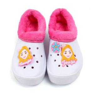 쥬쥬실내화 쥬쥬 방한 EVA 실내화 캐릭터신발 학생 학교 털실내화