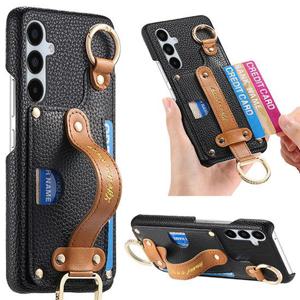 갤럭시A26 5G 가죽 카드지갑 핸드스트랩링 거치대 핸드폰 케이스