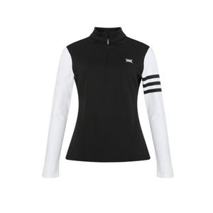 골피아 여성 모노배색 기모 집업 골프셔츠 ATW4MI5226