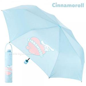 유아우산 산리오 시나모롤 3단 하트 55 수동우산 블루