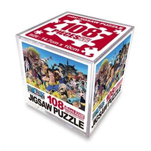 직소퍼즐 애니 원피스 미니 큐브 뉴 크루 108피스