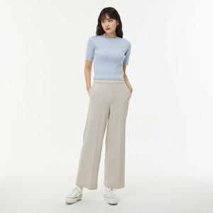 [랩]잔꽈배기 라운드 반팔 니트(AQ1KH281)