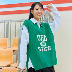 [랩]오버핏 니트 베스트(AQ1KV280)