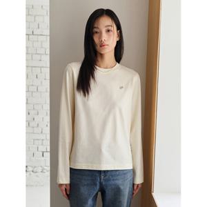 [폴햄] 여 쿨코튼 자수 긴팔티 PHF2TS2220