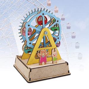 DIY 나무 모형 조립 키트 LED 움직이는 대관람차 TM-551