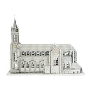 3D 입체 메탈 퍼즐 미니 명동성당 실버