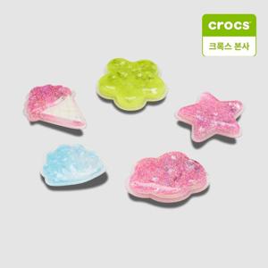 [크록스본사] 스퀴시 글리터 아이콘 5팩 지비츠세트 10011601