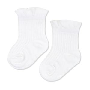 [오가닉맘]화이트프릴양말(MHS7SC01)
