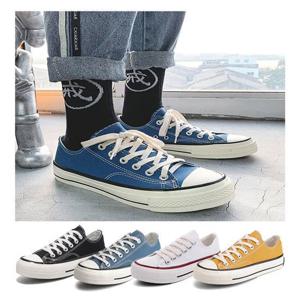 기본 운동화 여자 캔버스화 깔끔 스니커즈 베이직