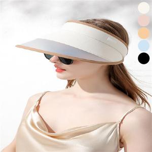 선캡 썬캡 여름 필수 넓은 반투명 햇빛 꼬깔 챙 차단