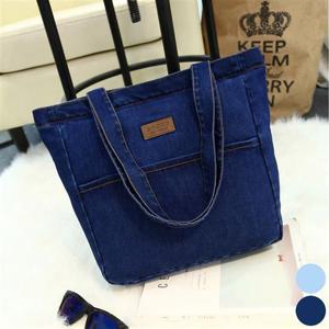 여성 데님 수납력 가방 숄더백 에코백 청가방 좋은