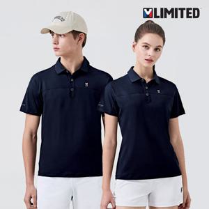 엠리밋 반팔티 3232_62 네이비 스판 카라티 단체티