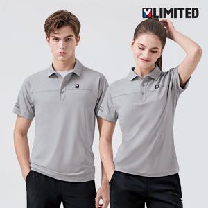 엠리밋 반팔티 3232_12 그레이 스판 카라티 단체티