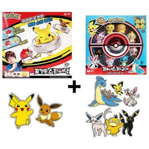 [빅마스터]포켓몬 스핀어택 세트+포켓몬 페이스 피규어 8종
