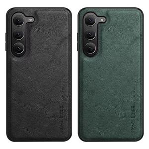 갤럭시A25 5G A256 레트로 매트 실리콘 가죽 핸드폰 케이스