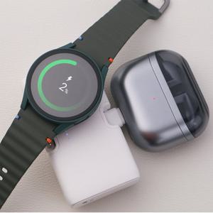 4in1 PD 20W 고속충전 갤럭시워치 일체형 도킹형 보조배터리 5000 C타입 8핀