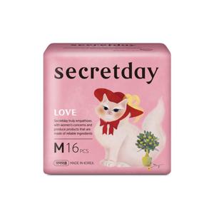 [시크릿데이]시크릿데이 러브 생리대 중형 (16개입)