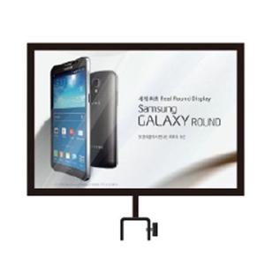 삼화 행거형 철제 POP꽂이 HIP-1BK A4가로 양면단면겸용 행거형꽂이 아크릴게시판 POP꽂이 쇼케이스 프레임