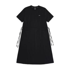 내셔널지오그래픽 N252WOP880 여성 프로즌큐브 라운드넥 원피스 BLACK