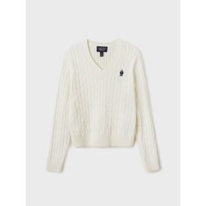 [후아유]Steve V-neck Cable Sweater WHKAF1104F_CC