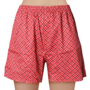 [비비안(언더웨어)]광택감이 흐르는 면100  하트나염 여성 사각트렁크팬티 TP8944W