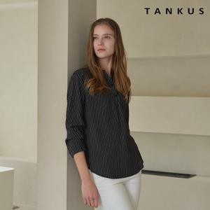 [탱커스]카라 스트라이프 셔츠 (TX1BL018L0)