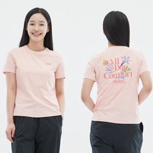 [스케쳐스 KOREA] 여성 소로나 쿨 냉감 반팔 티셔츠 SL3WTCFM032 US