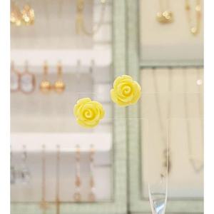 볼라레 세이브존01 노랑장미귀걸이 SE326