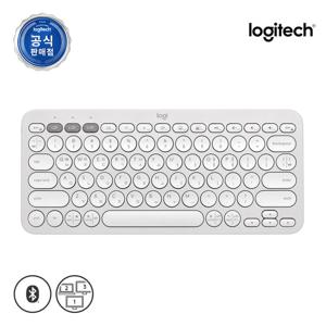로지텍 코리아 K380S 블루투스 무선 키보드 화이트