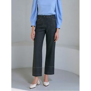 [예쎄](예쎄) 뒷밴딩 데님 와이드 팬츠(YW06DP42C)