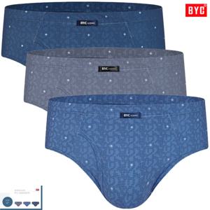 BYC세련된기하학패턴유소변구맥시삼각팬티3매입MCF2220