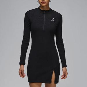 나이키트레이닝세트 SQJ HF9478-010 나이키 조던 여성 하프집 긴팔 니트 드레스
