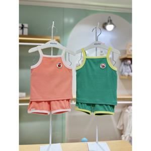 압소바HM (아기상하 )테오 상하복(색상1선택)(25여름신상품) (1A2321294)