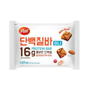 포스트 단백질바 미니 231g