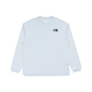 노스페이스화이트라벨 돔 로고 긴팔 라운드티셔츠 NT7TR03L