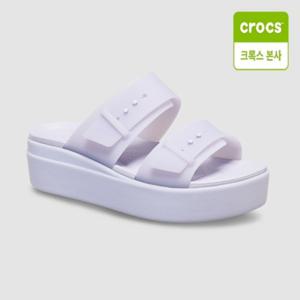 [크록스 본사]브루클린 버클 로스티드 웨지 퍼플문 우먼 210980-5BR