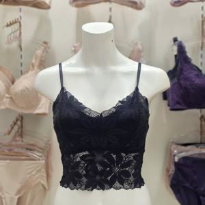 [트라이엄프] 일체형 타공 패드 볼륨 노와이어 브라렛 TEWBR222 BK